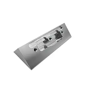 3 Axis machining of an aluminum angled bracket with milled pocket and tapped holes