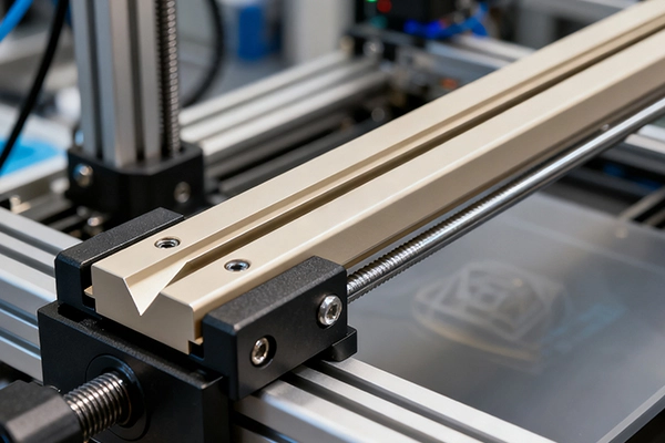 TECAFORM AH natural machined parts (3:2)