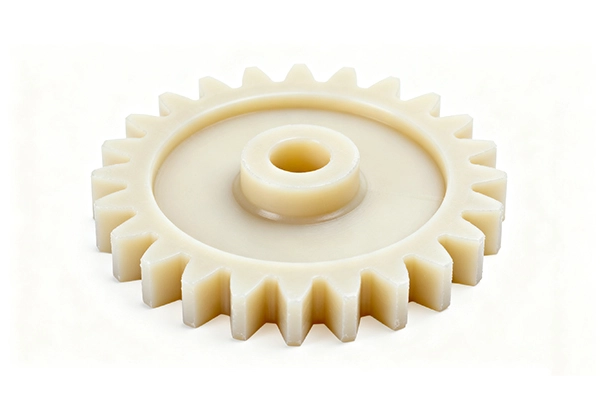 Acetal copolymer fluid manifold machined with clean ports (3:2)