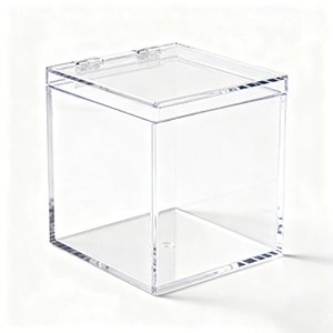 Acrylic CNC machined display window with optical clarity