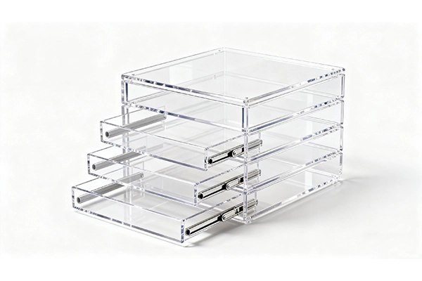 Extruded acrylic panel machined with clean edges (3:2)