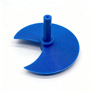 HDPE CNC machined spacer washer with chamfered edges
