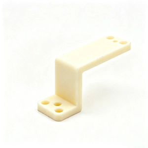 Nylon CNC machined spacer with chamfered edges