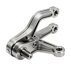 CNC machined alloy arm with high strength and precision for structural integrity.