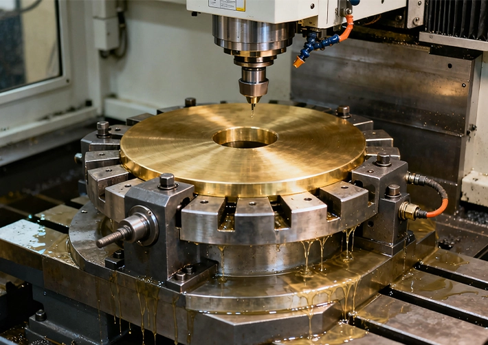 Brass CNC milling for precision custom parts