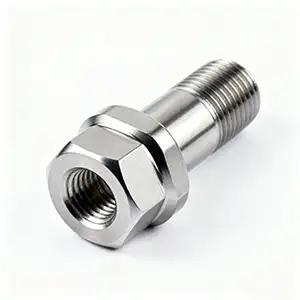 Deburred threaded bolt with clean, chamfered edges for smooth assembly.