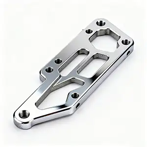 Polished complex CNC assembly with high precision and smooth surface.