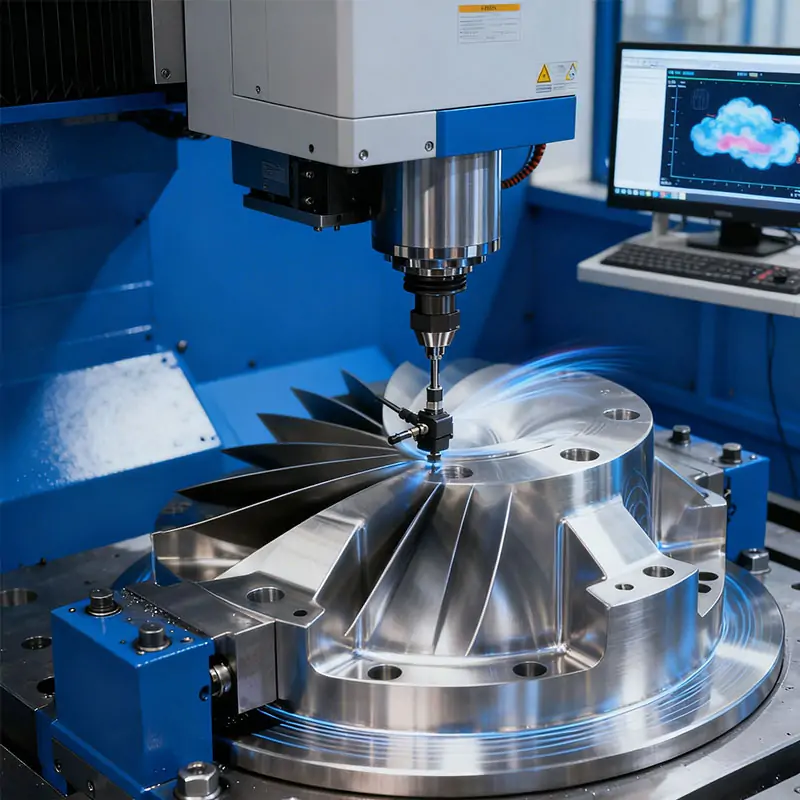 5 axis impeller machining