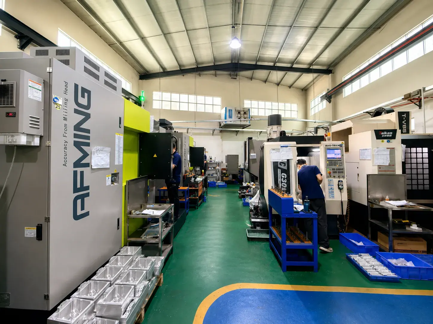 5-axis machining workshop
