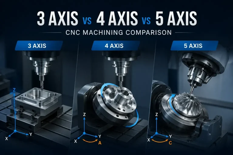 3 Axis vs 4 Axis vs 5 Axis CNC Machining 3 Axis vs 4 Axis vs 5 Axis CNC Machining
