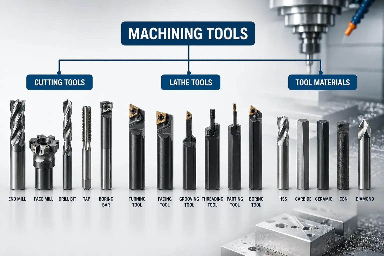 CNC machining tools
