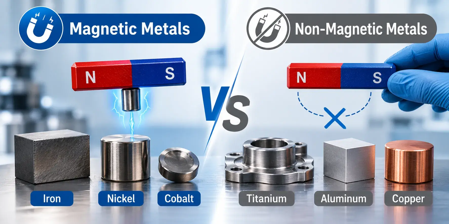 Magnetic vs Non-Magnetic Metals