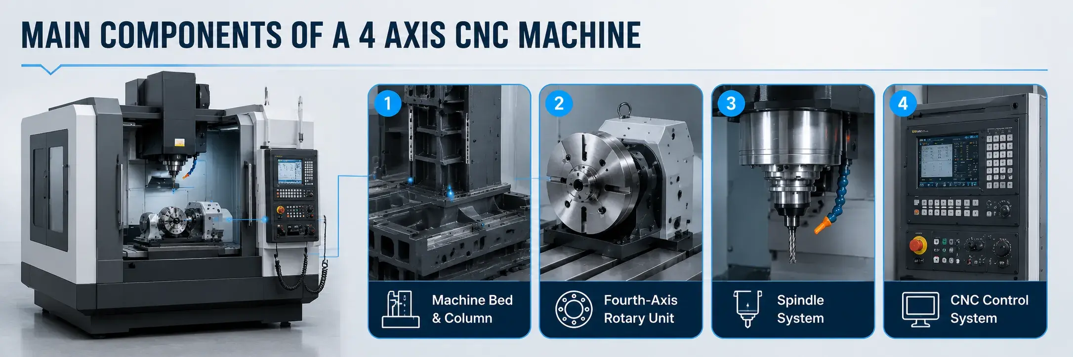 What Is a 4 Axis CNC Machine? - YUANYI