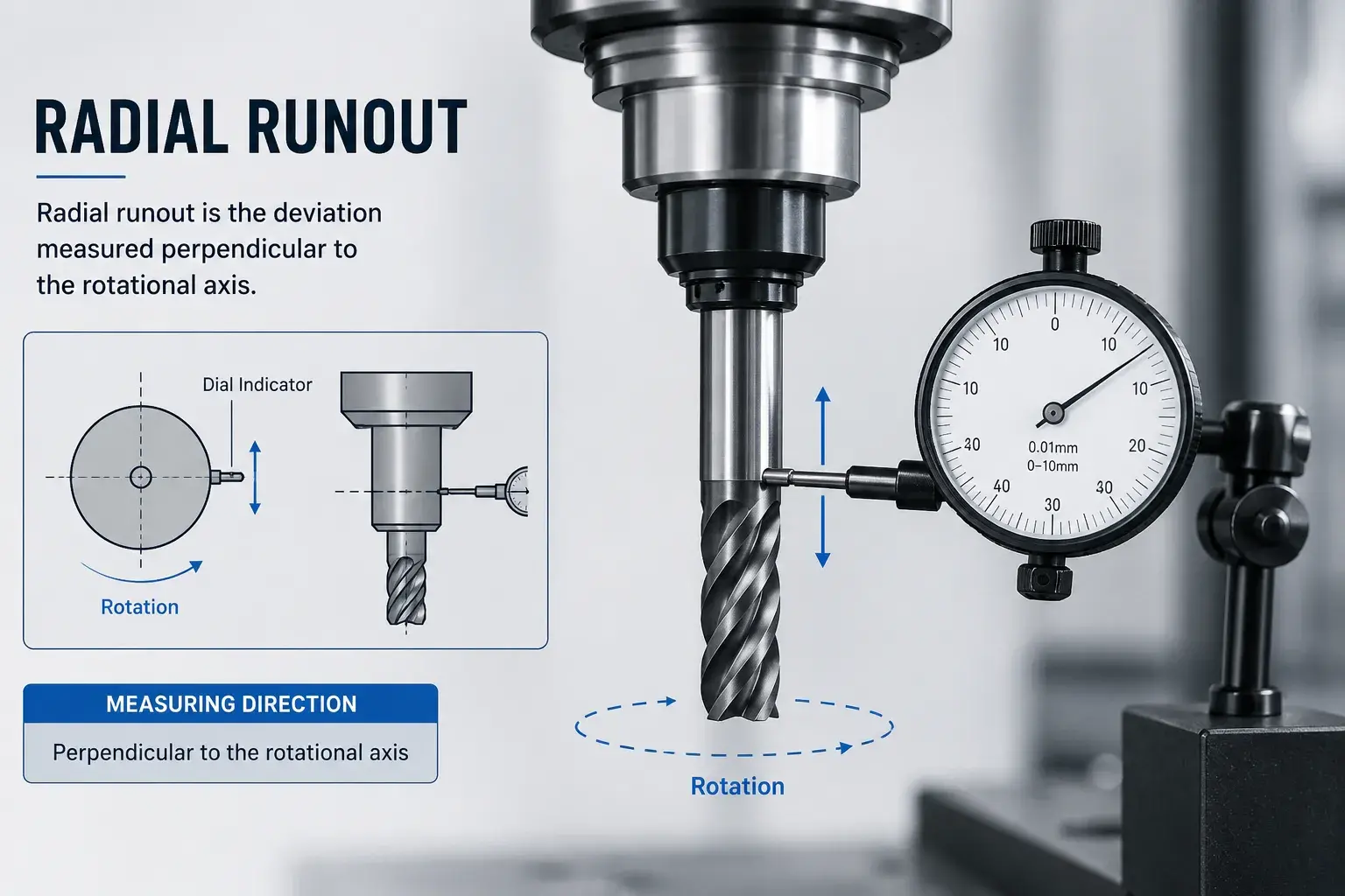 Radial runout