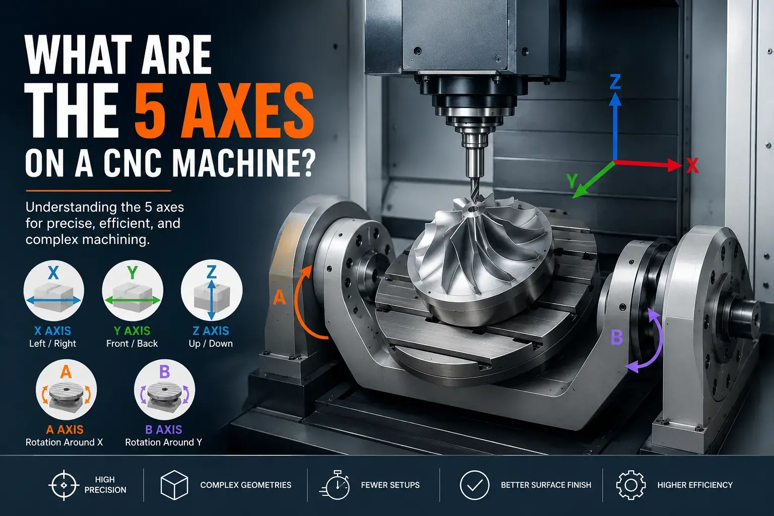Understanding the 5-axis CNC machine