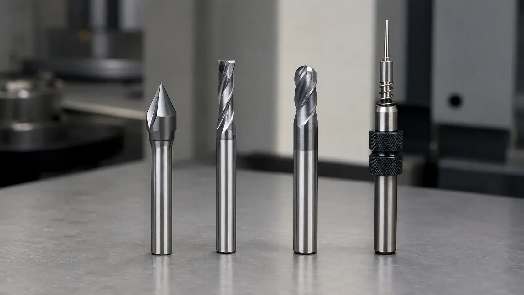Common cutting tools used for CNC metal engraving