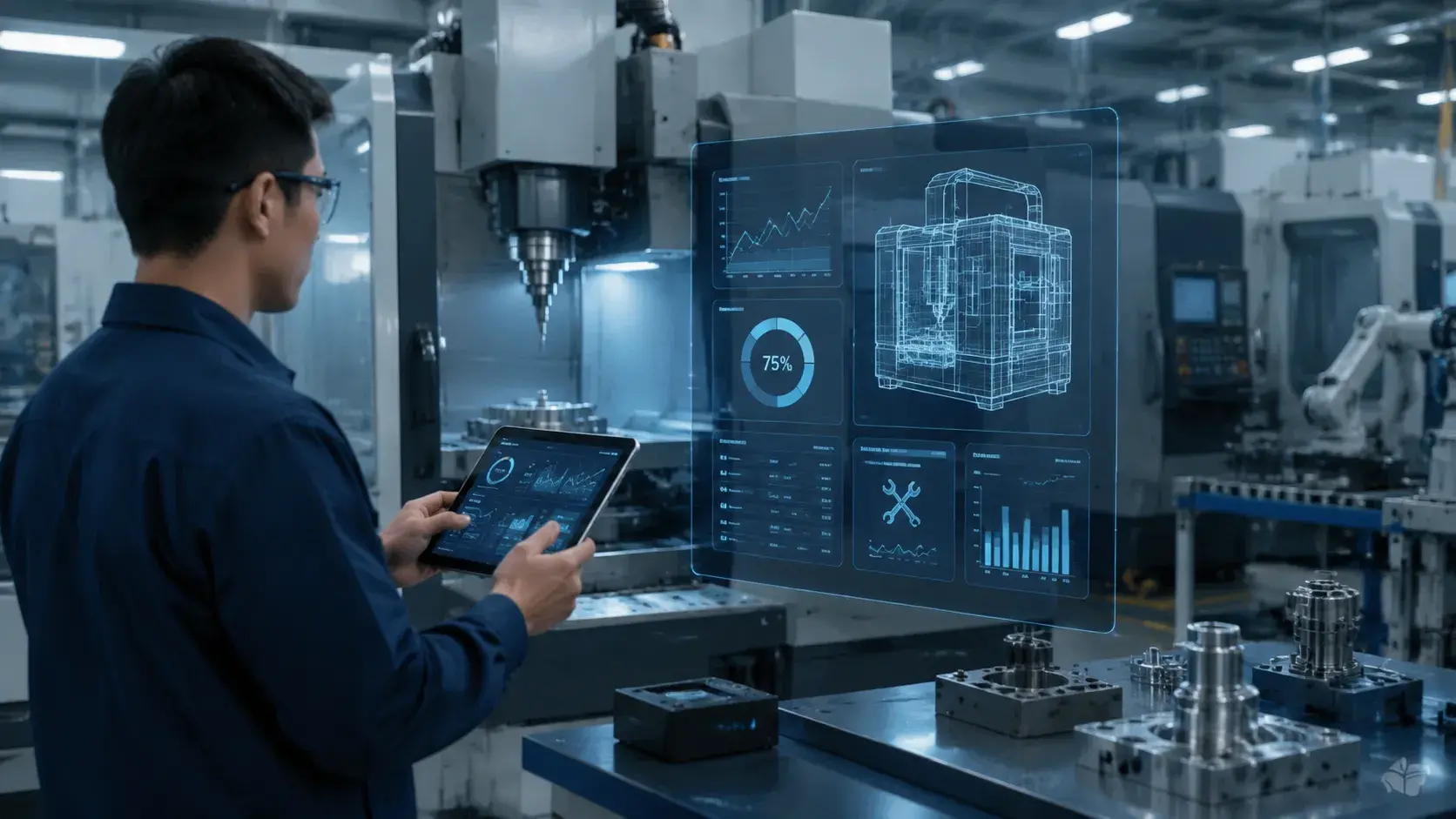 AI predictive maintenance system for CNC machines