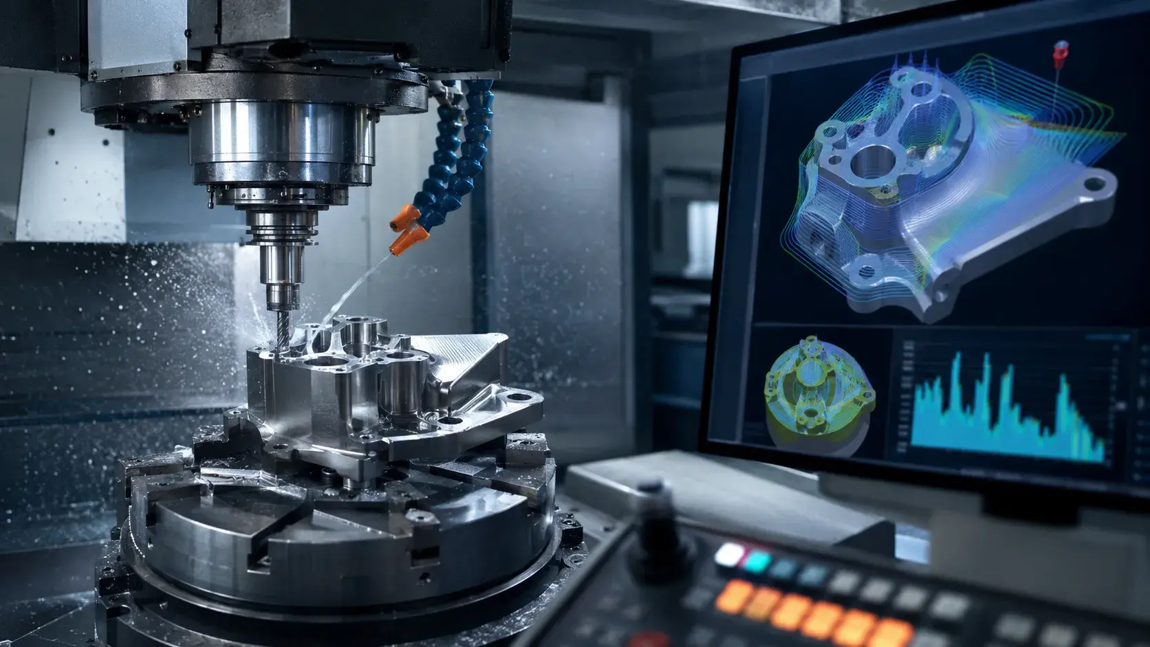 AI toolpath optimization in CNC machining process