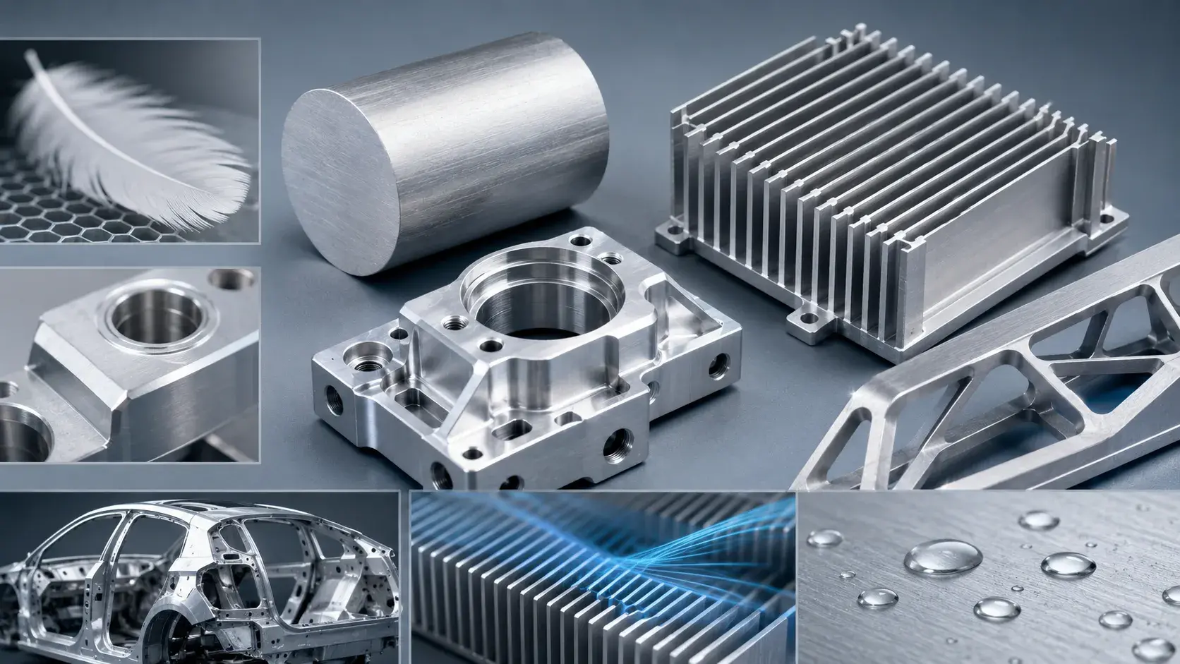 aluminum metal properties including lightweight structure corrosion resistance and machinability