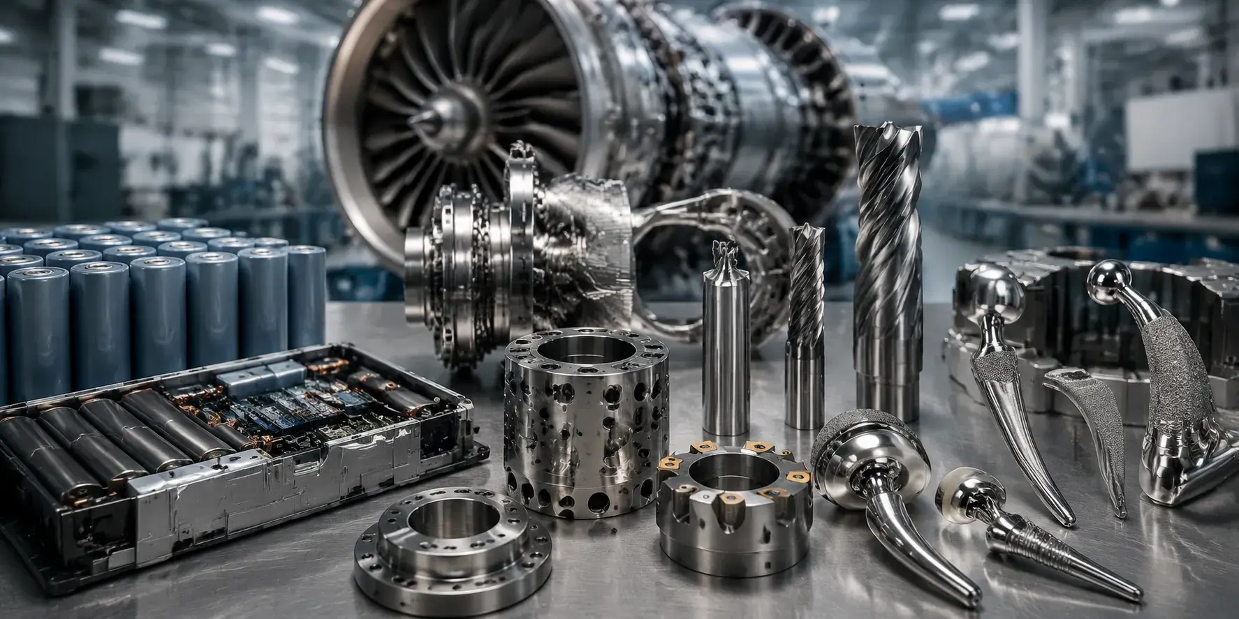 industrial applications of cobalt metal in batteries aerospace tools magnets and medical parts