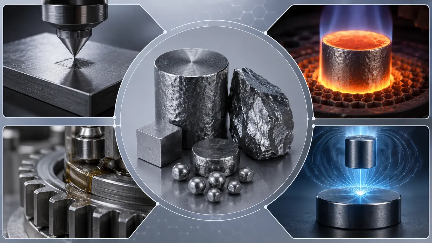 key properties of cobalt metal including hardness heat resistance and magnetic performance