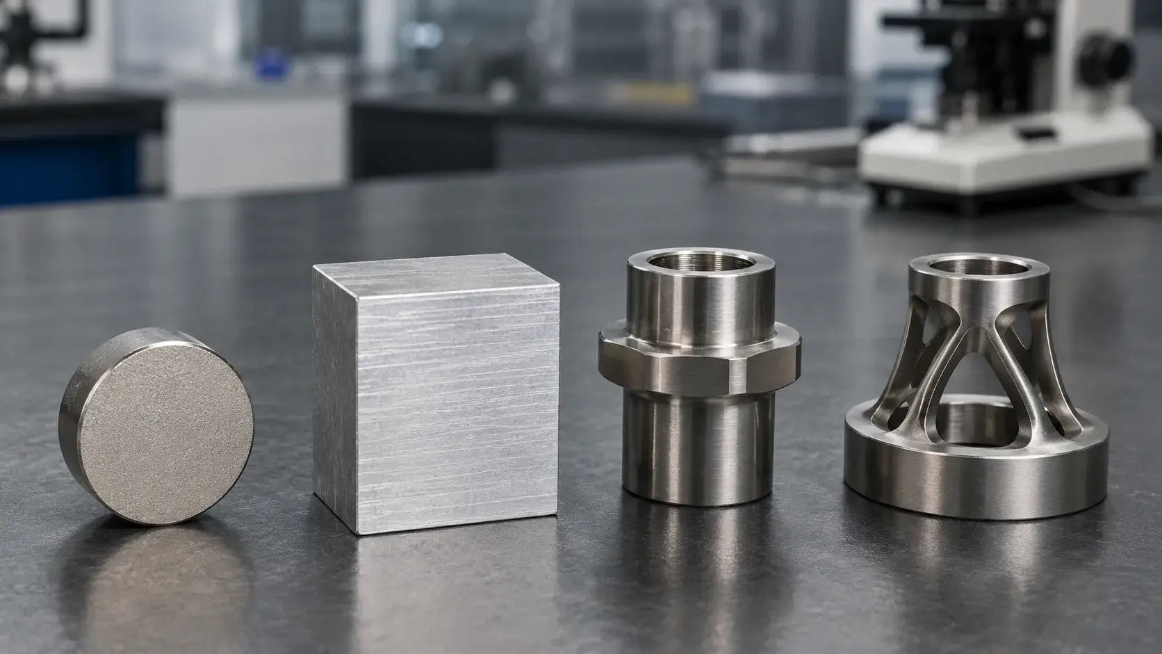 rare earth metals compared with aluminum steel and titanium materials