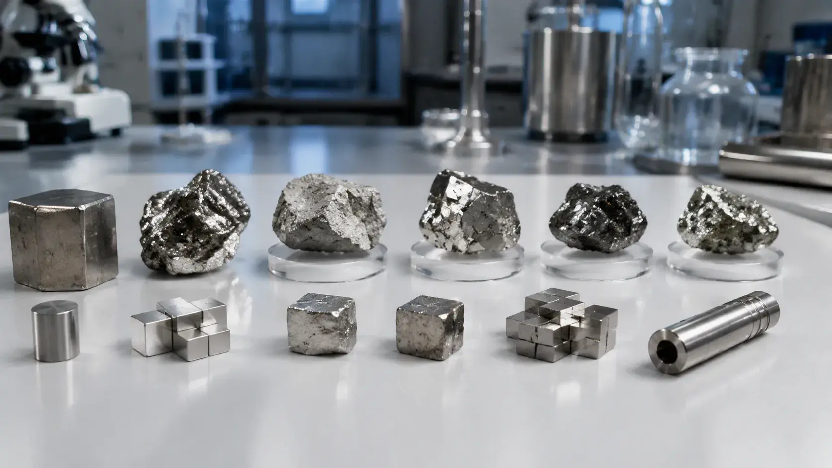 rare earth metals samples and elements overview