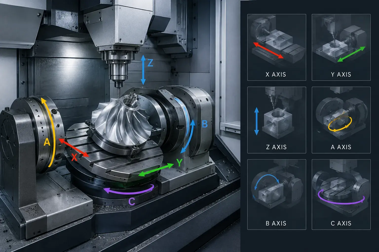 6 Axis Milling Machine