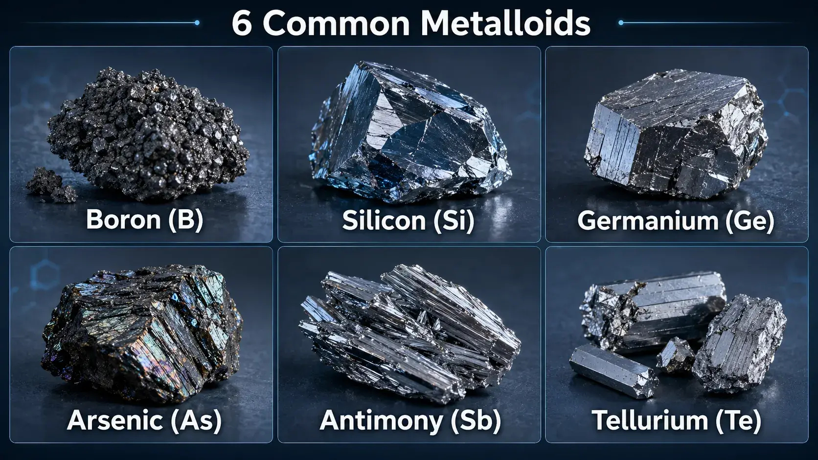 6 Common Metalloids