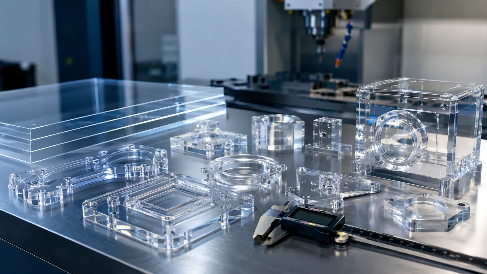 Acrylic PMMA Material and Machined Parts
