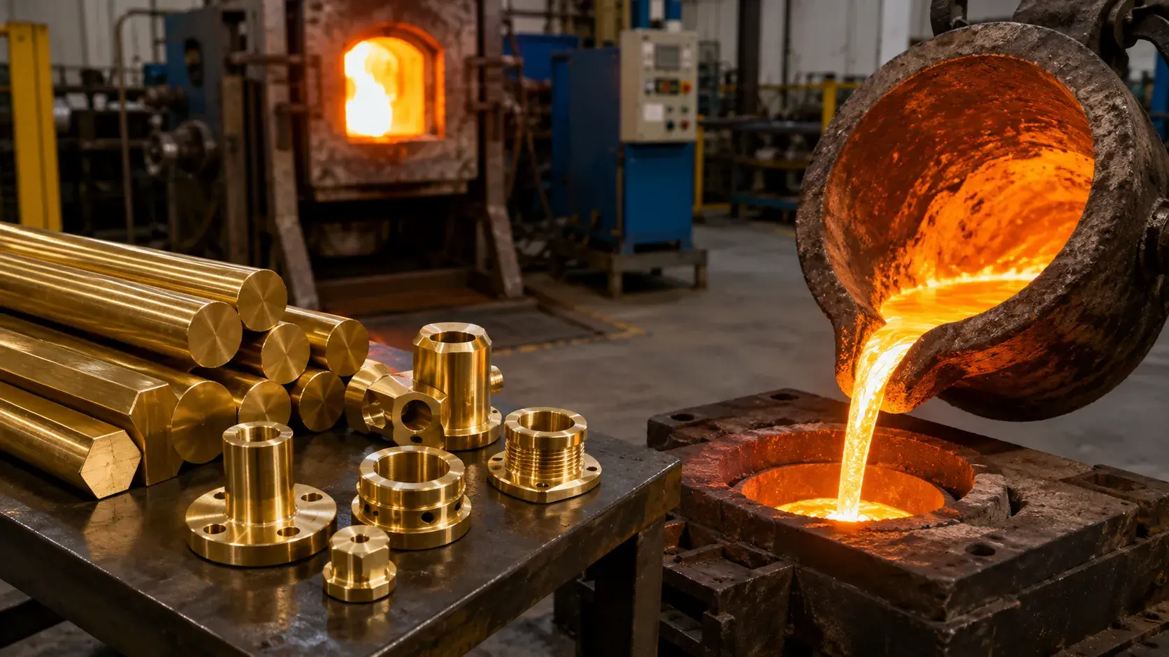 Brass melting point and brass alloy temperature