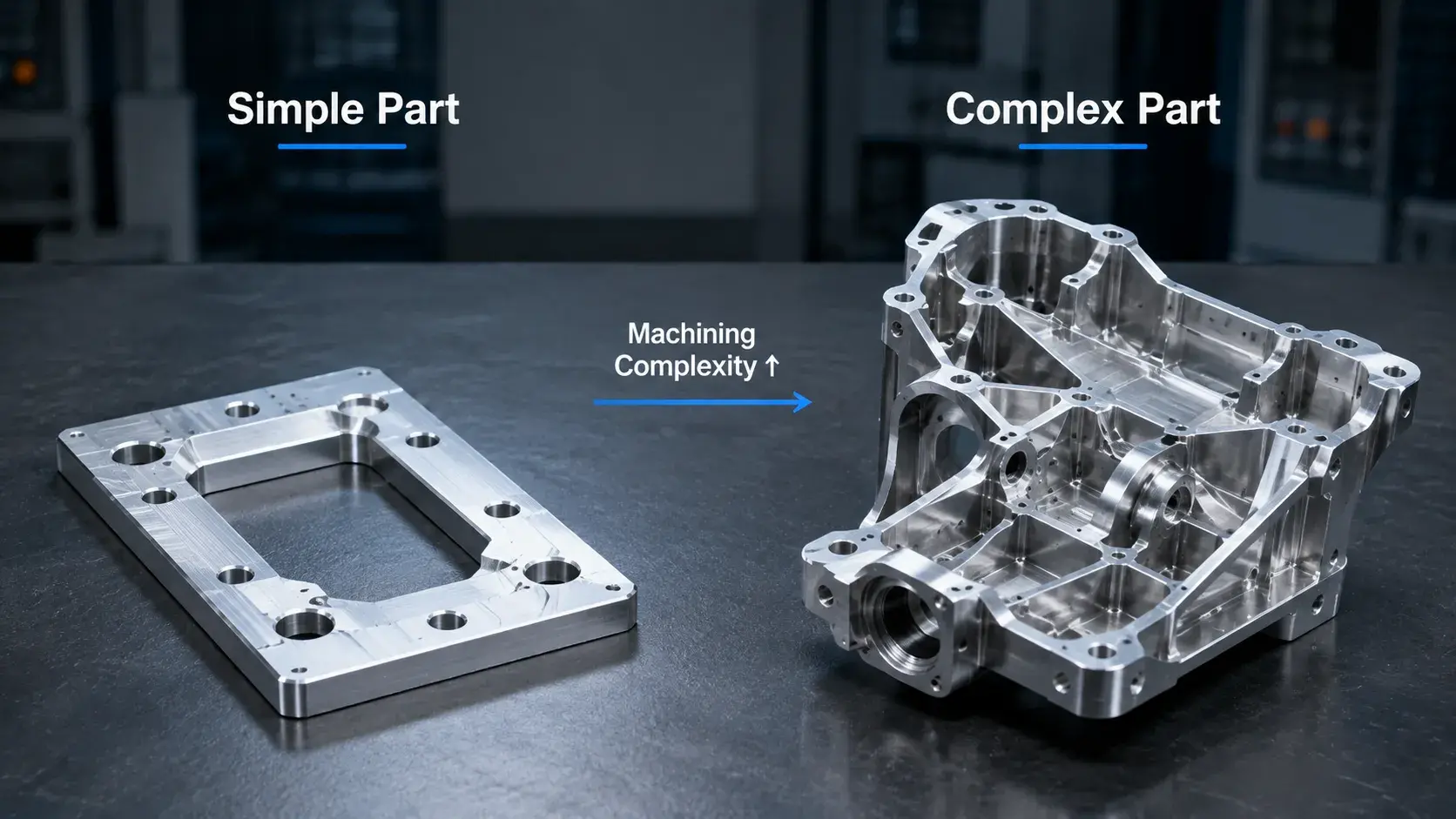 CNC milling part machining cost factors