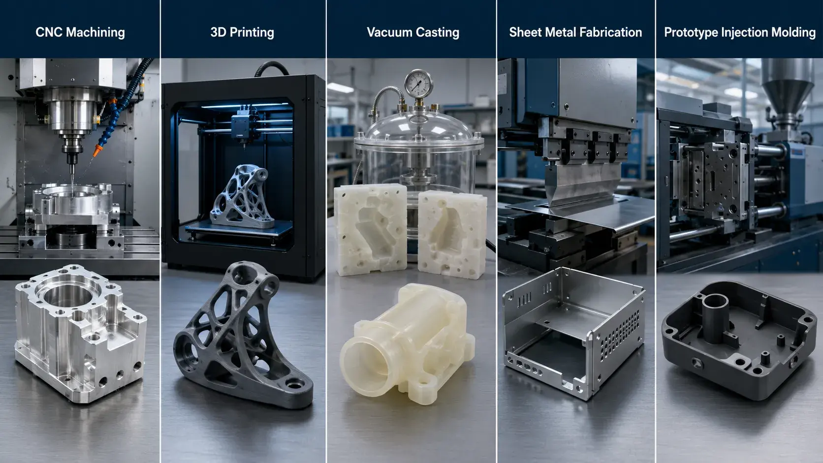 Common product prototyping methods