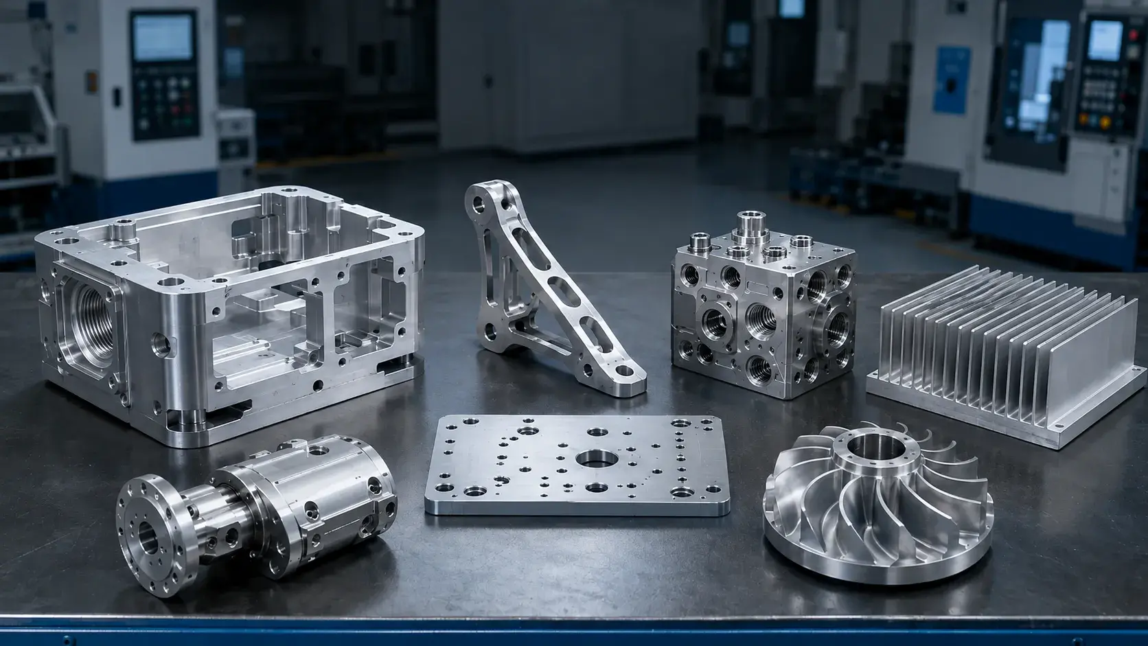 Common types of CNC milling parts