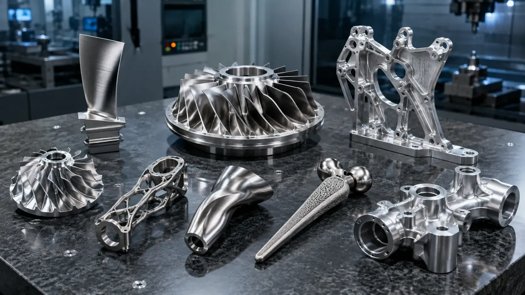 Complex Parts for 6 Axis CNC Machining
