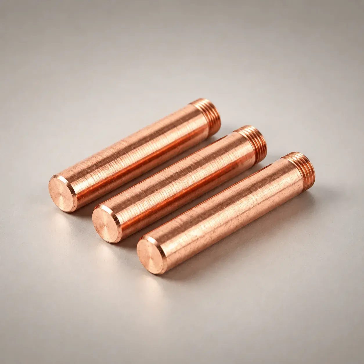 Copper CNC machined heat sink with fine cooling fins