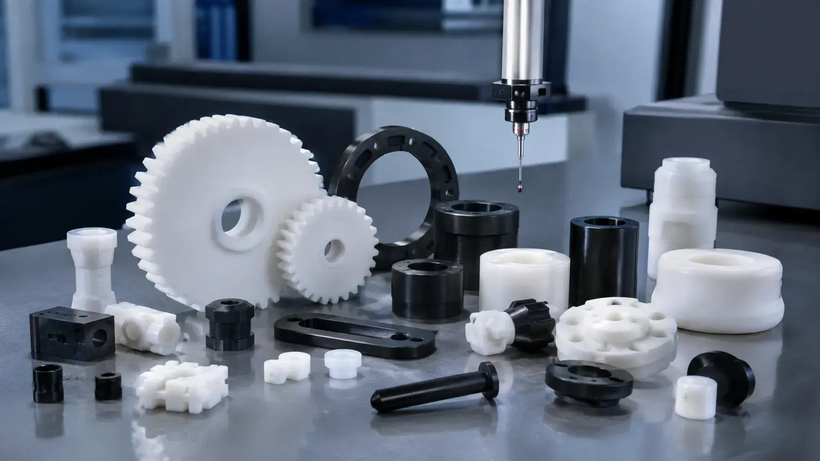 Delrin CNC machined precision parts
