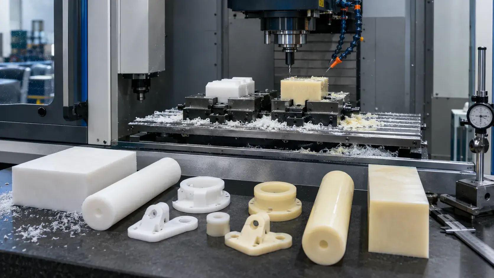 Delrin vs Nylon CNC machining