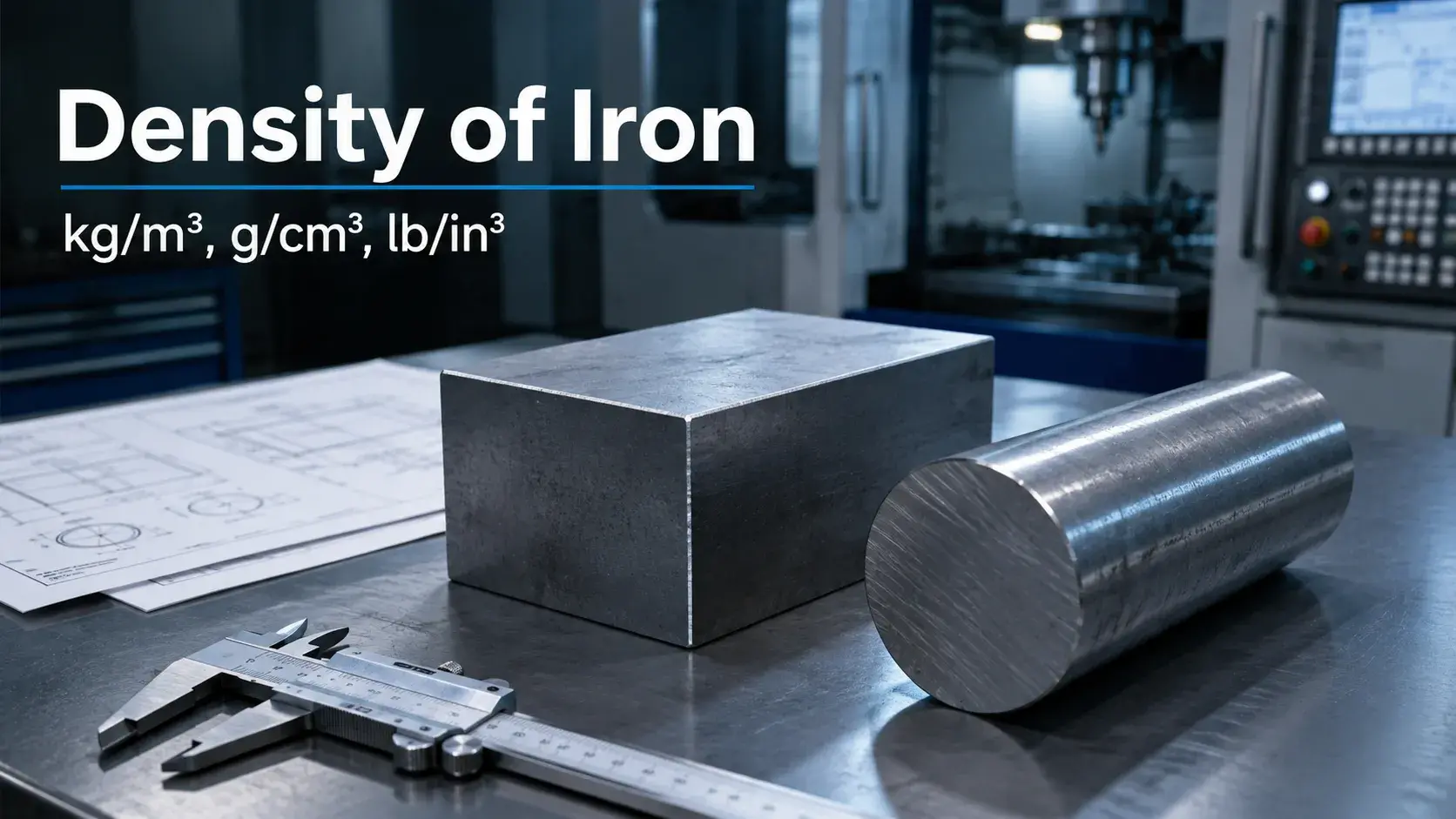 Density of iron
