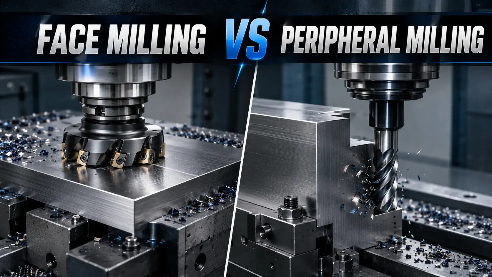 Face Milling vs Peripheral Milling