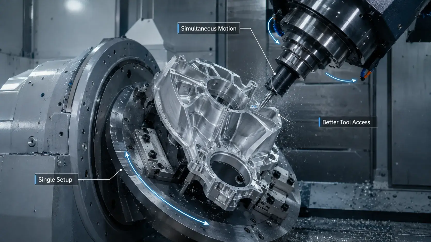 How a 6 Axis Milling Machine Works