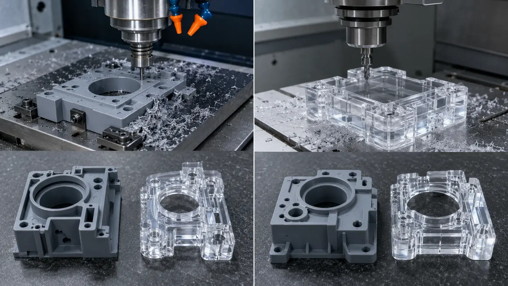 PVC vs Acrylic CNC Machining