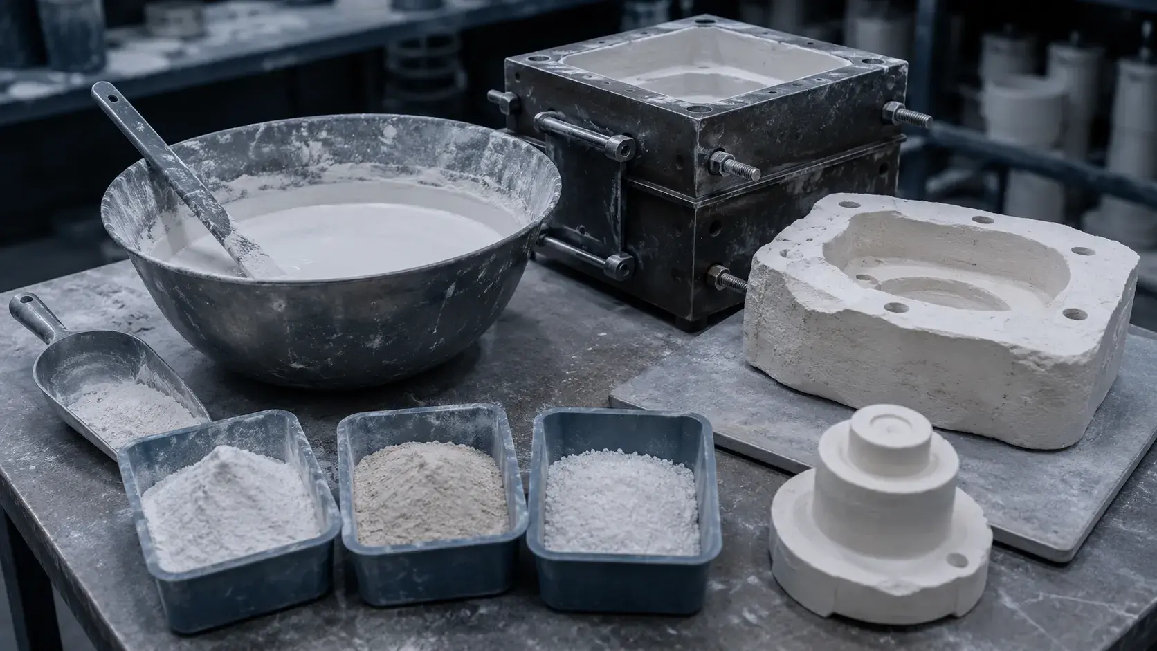 Plaster Mold Material & Preparation