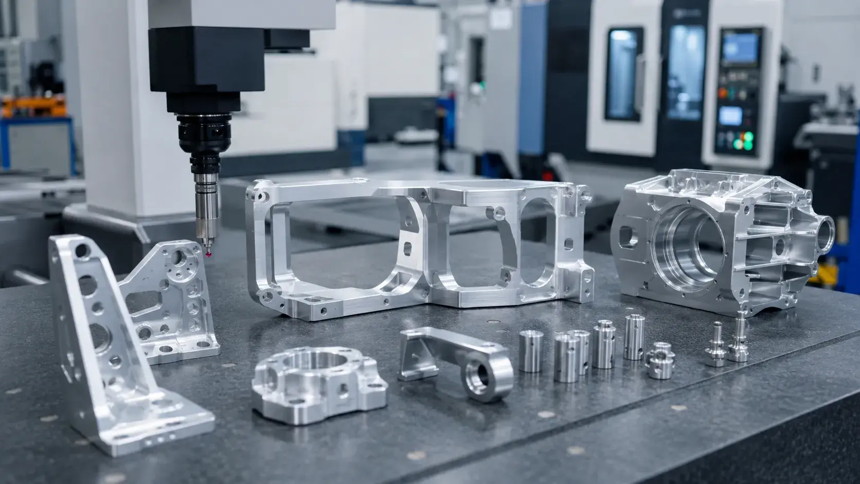 Precision CNC machined aluminum parts for manufacturing