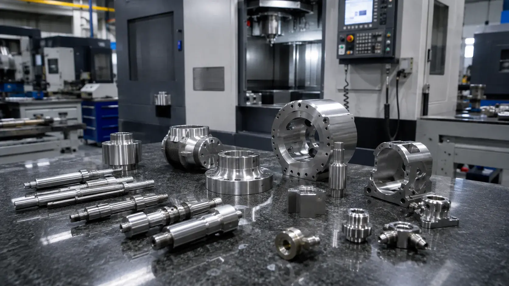 Precision CNC machined stainless steel parts for industrial applications