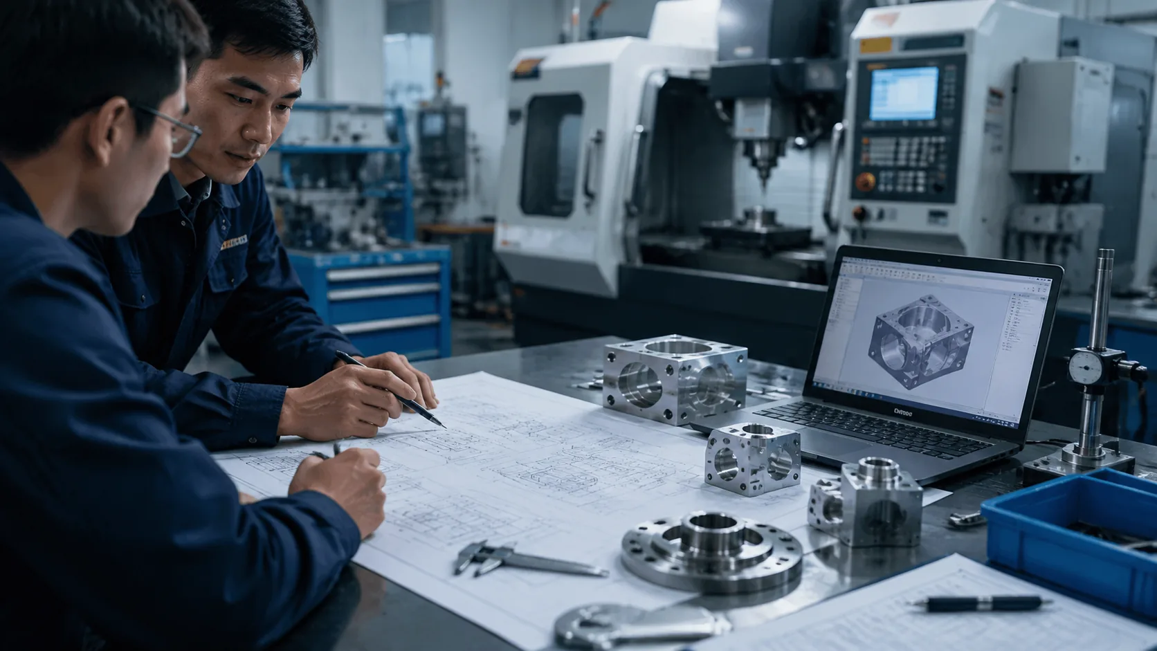 CNC engineering drawing review process