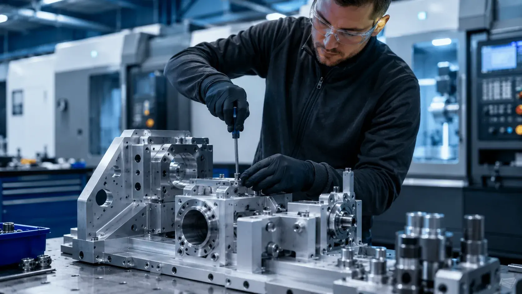 mechanical fasteners used in CNC machined assembly