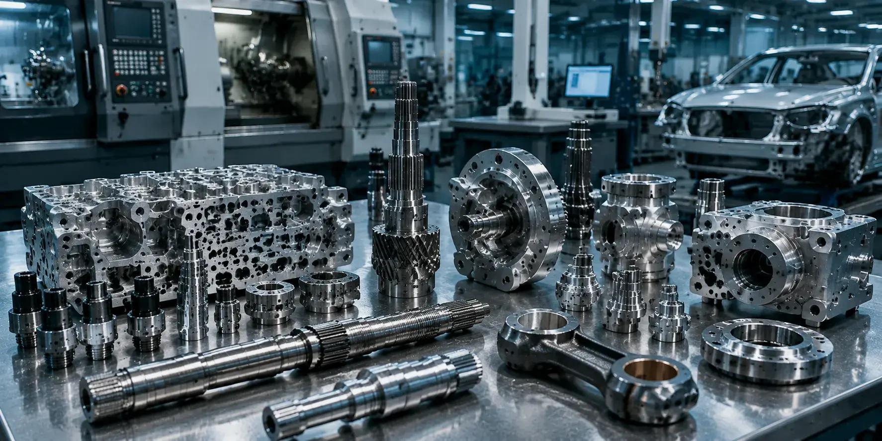 mill turn automotive parts