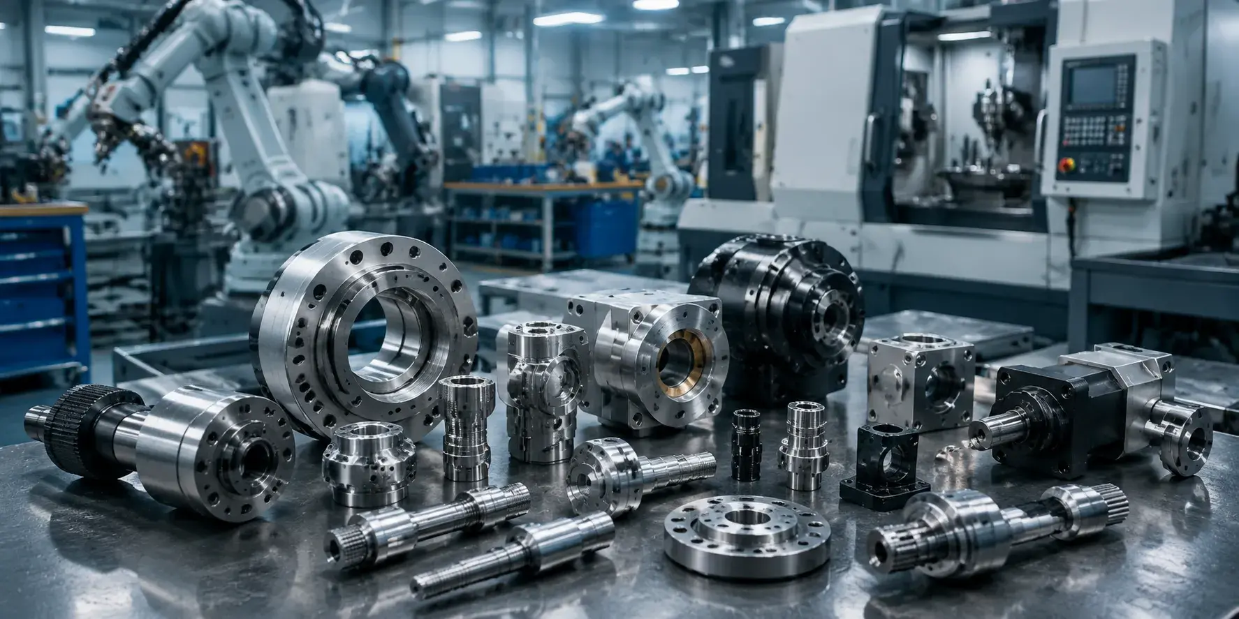 mill turn robotic parts