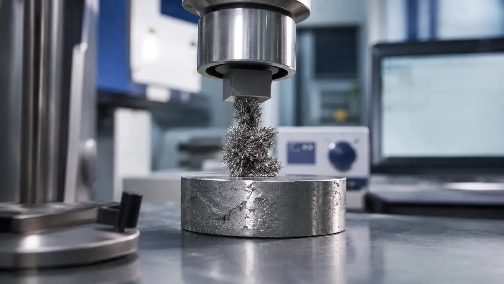 Nickel ferromagnetic properties tested with a magnet
